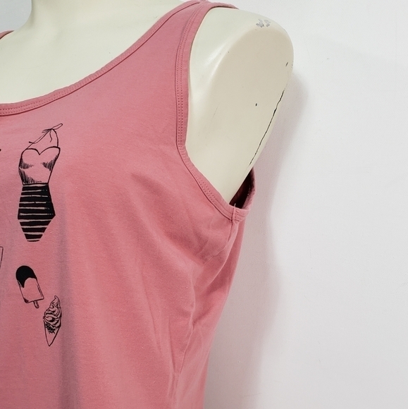 Pink Summer Tank Top - Picture 3 of 6